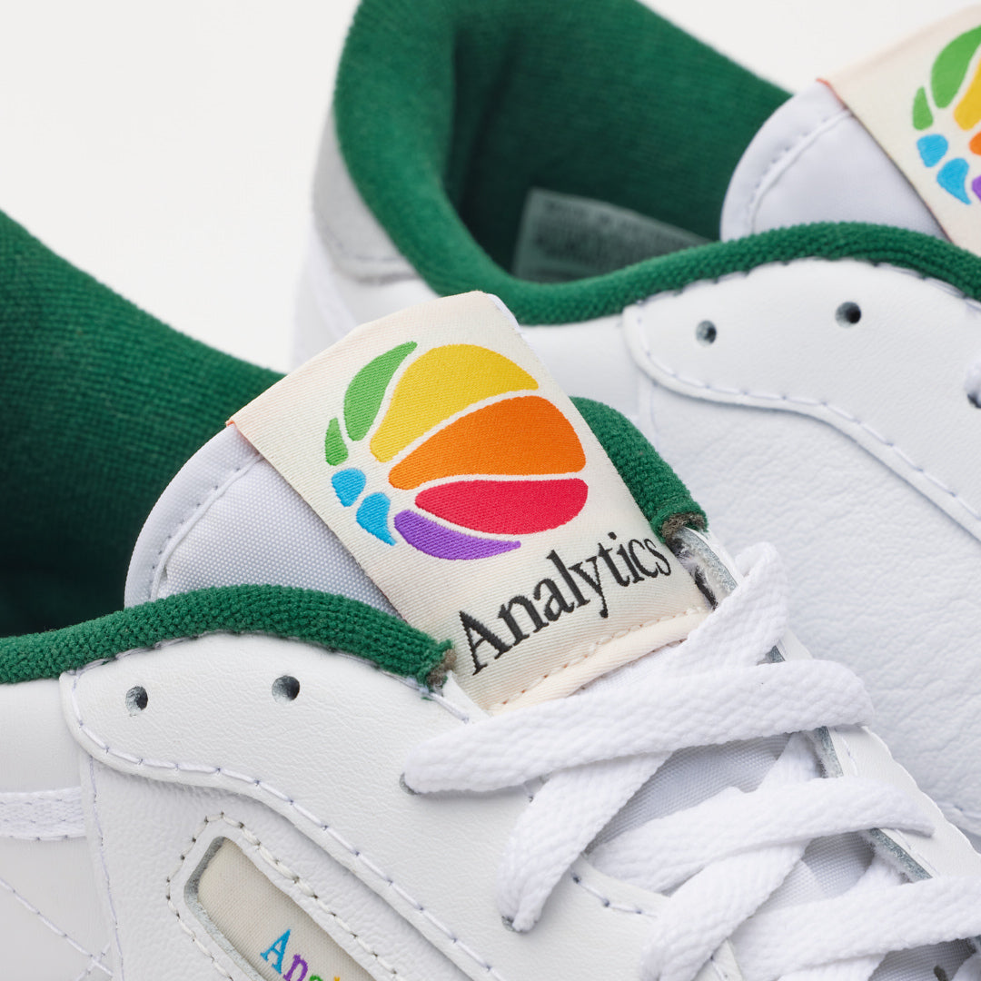 ANALYTICS SHOES - WHITE/GREEN