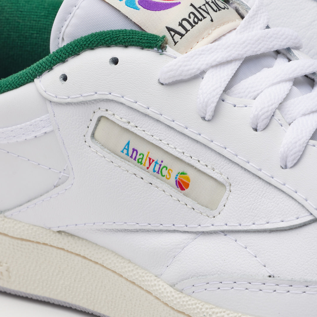 ANALYTICS SHOES - WHITE/GREEN