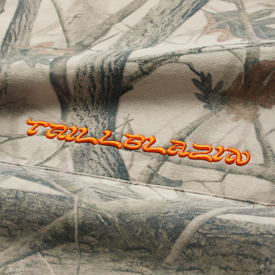 FLAME CAMO HOODIE - WOODLAND (PREORDER)