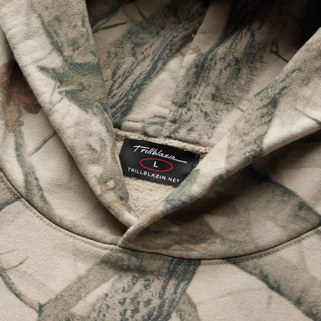 FLAME CAMO HOODIE - WOODLAND (PREORDER)
