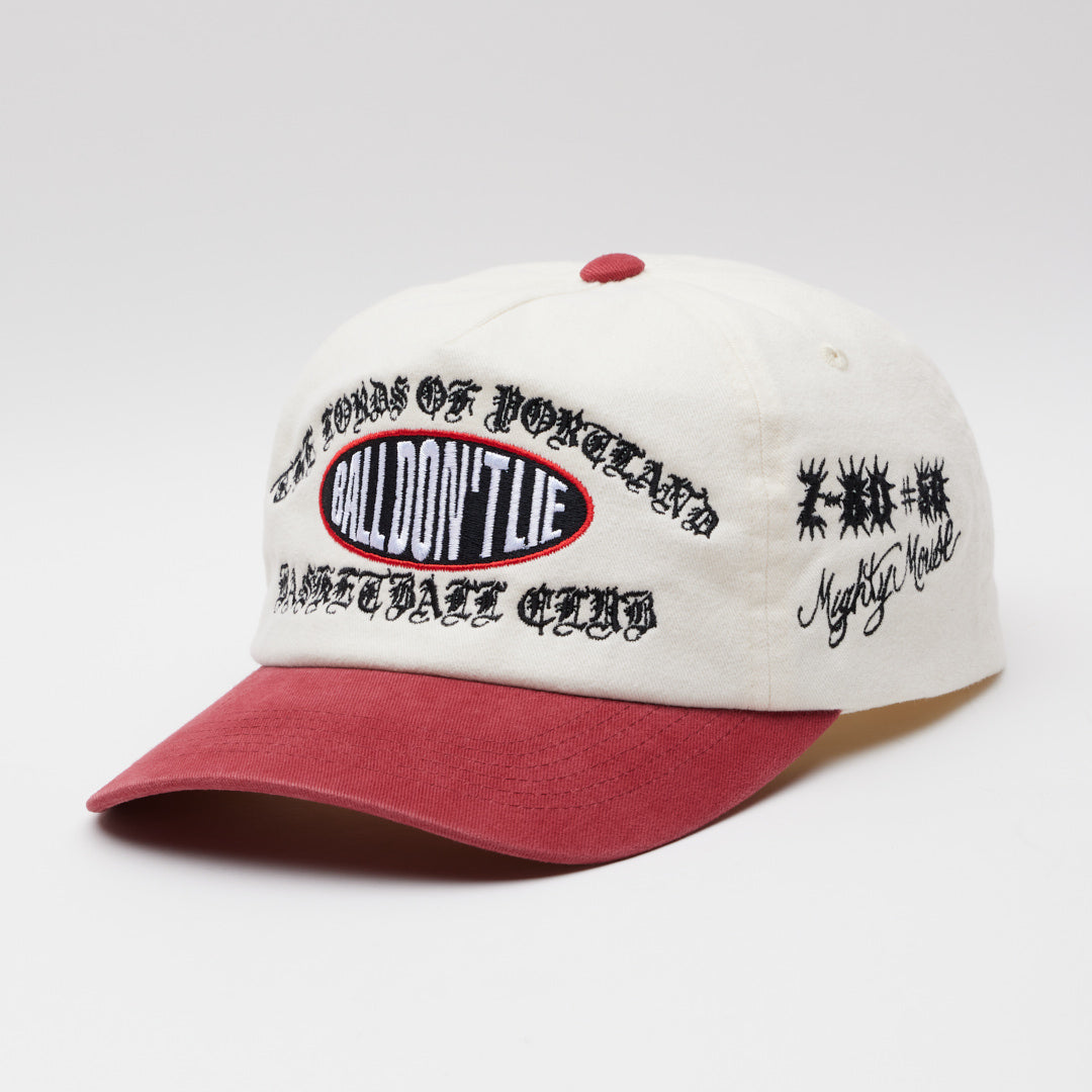 BASKETBALL CLUB CAP - NAT/RED (PREORDER)