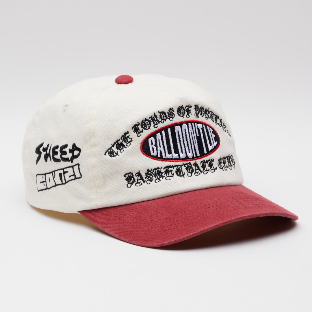 BASKETBALL CLUB CAP - NAT/RED (PREORDER)
