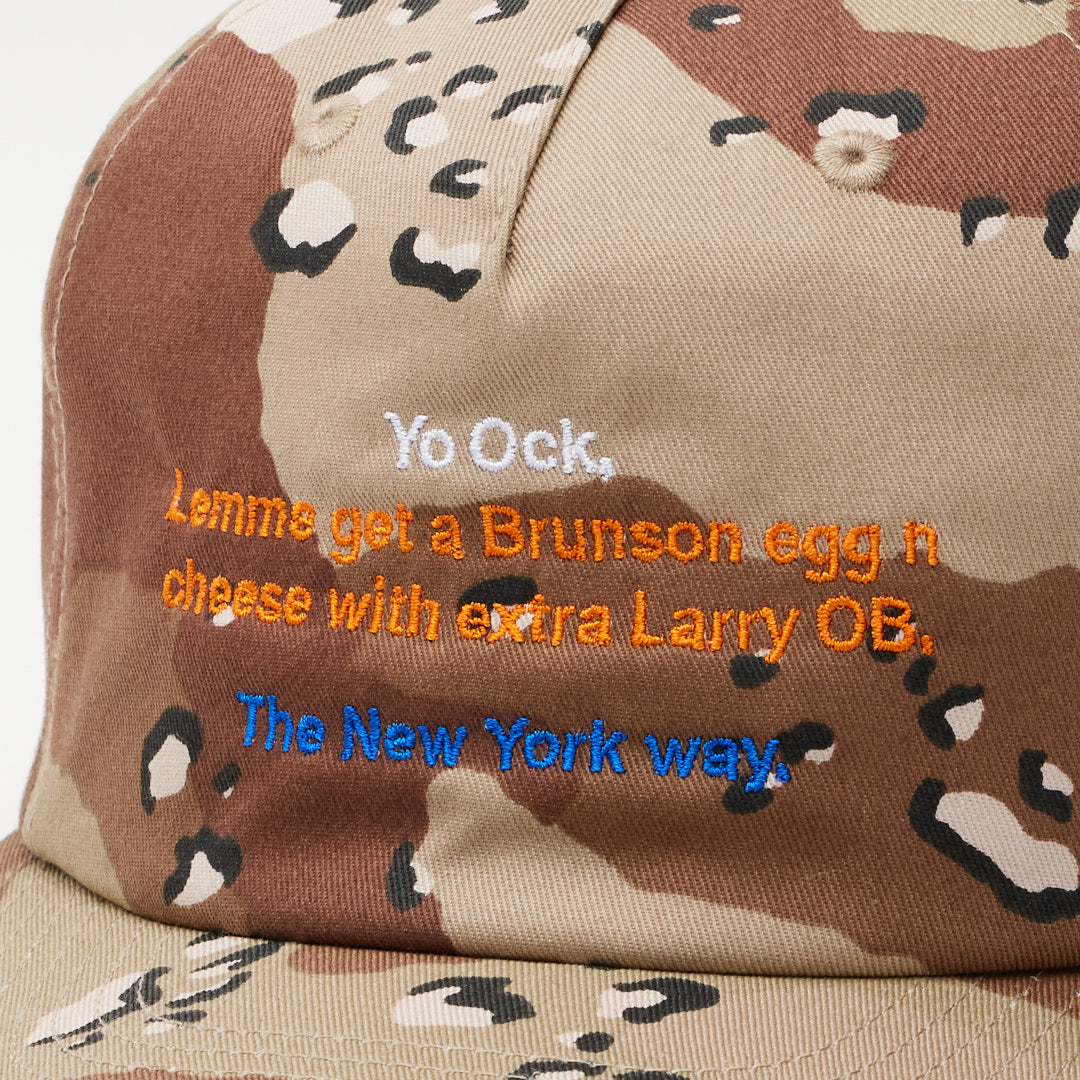 THE NEW YORK WAY CAP - DESERT CAMO (PREORDER)