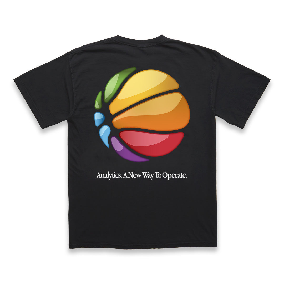 ANALYTICS TEE - SMOKE