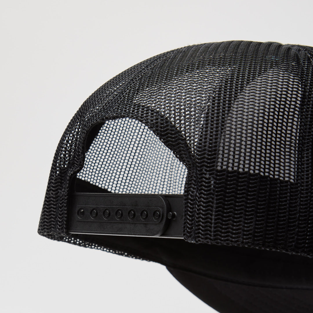 RAVAGED CORD CAP - BLACK (PREORDER)