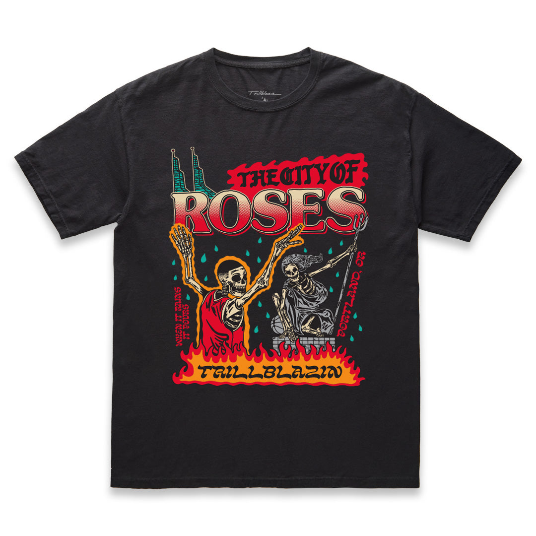 THE CITY TEE - WASHED BLACK
