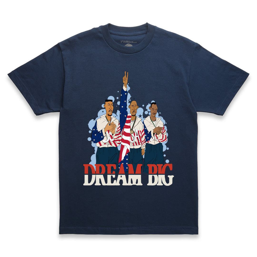 DREAM BIG TEE - NAVY