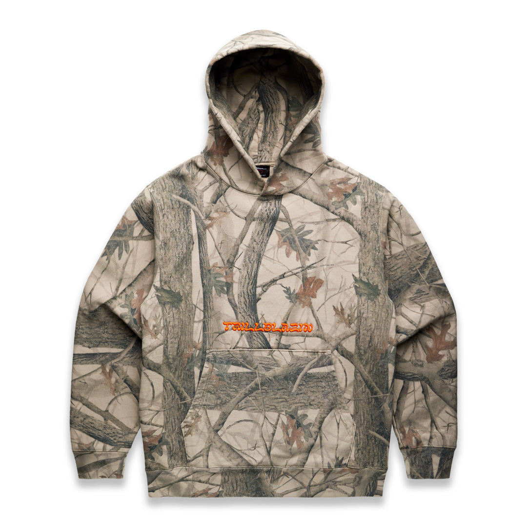 FLAME CAMO HOODIE - WOODLAND (PREORDER)