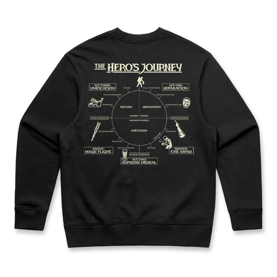 JOURNEY CREW - BLACK (PREORDER)