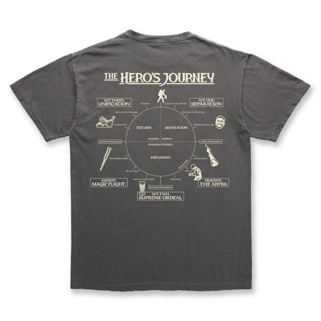 JOURNEY TEE - WASHED GREY (PREORDER)