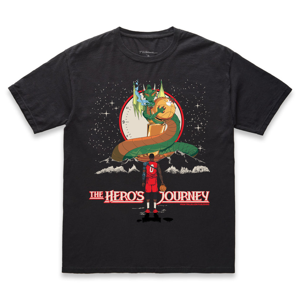JOURNEY TEE - WASHED BLACK - TRILLBLAZIN