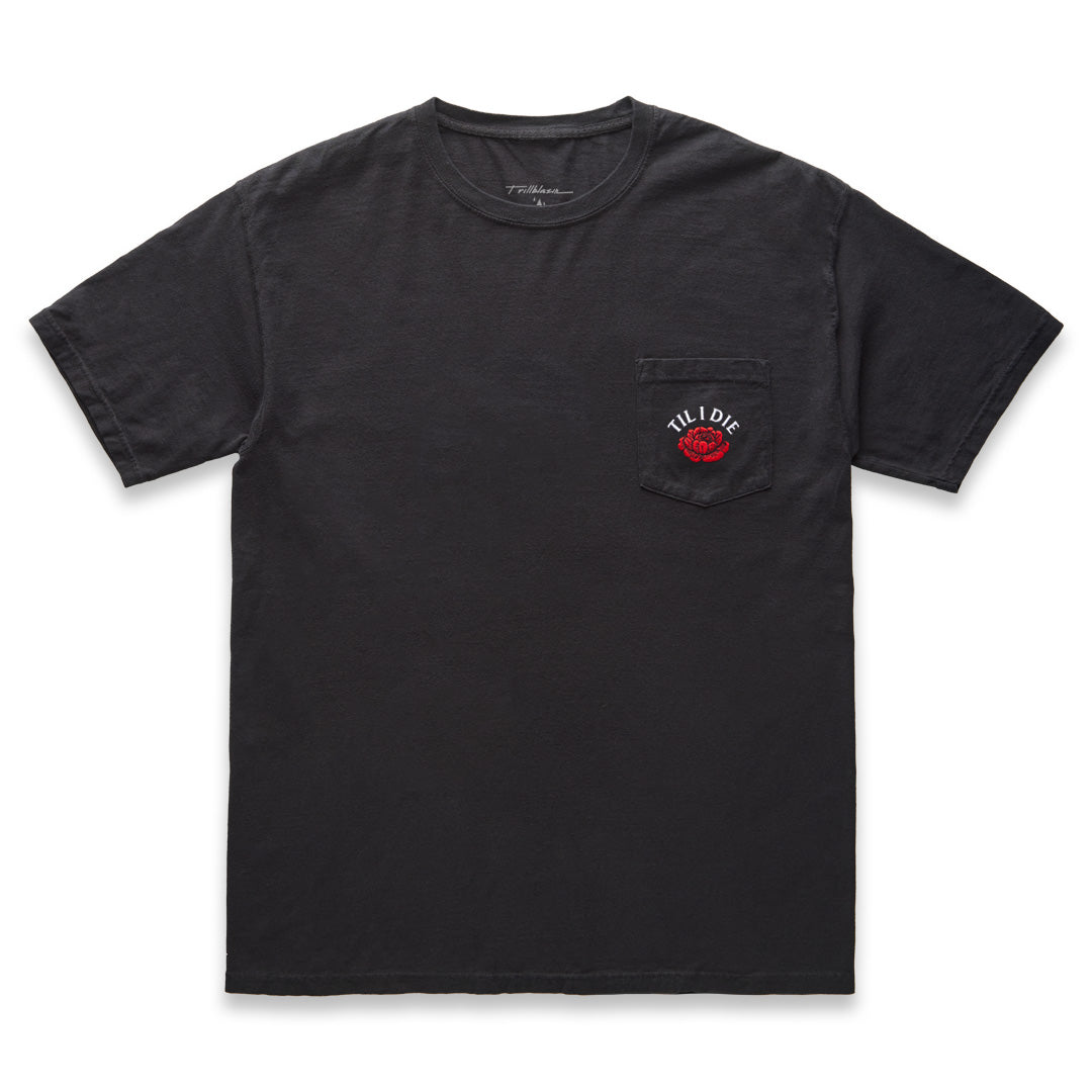 TID POCKET TEE - WASHED BLACK
