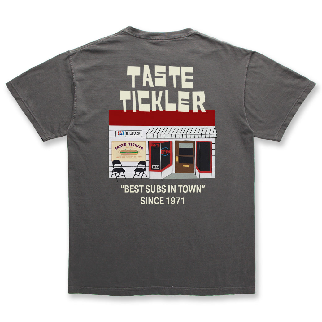 TT COLLAB TEE - WASHED GREY (PREORDER)