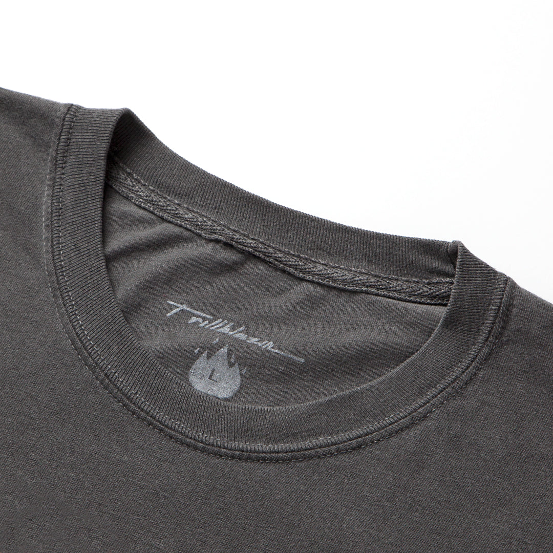 GLASS TEE - WASHED GREY