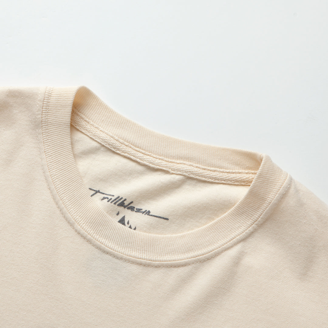 STILL LIFE TEE - NATURAL/OLIVE