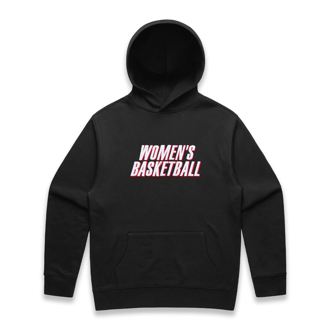 W. HOOPS HOODIE - BLACK