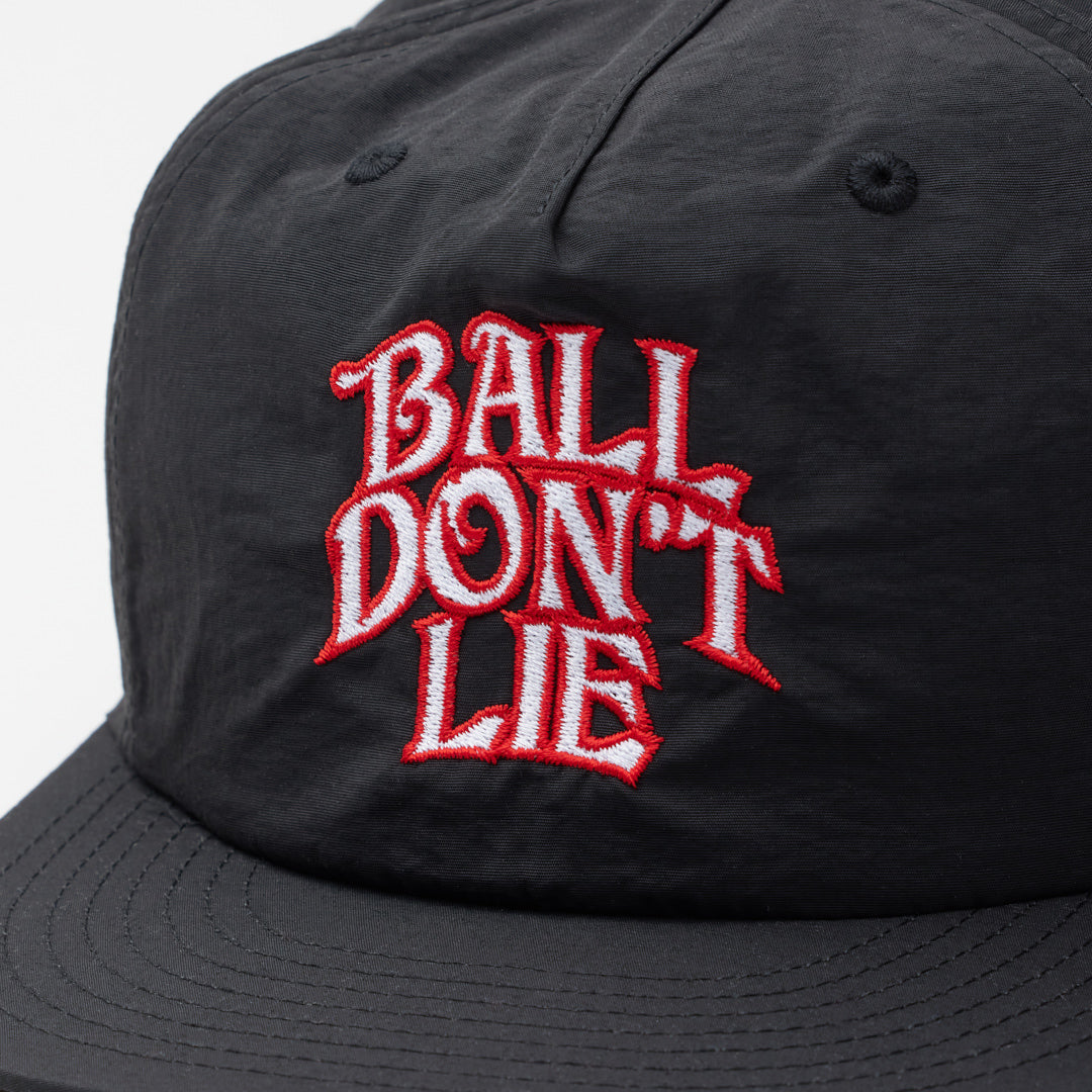 BALL TELLS ALL NYLON CAP - BLACK (UN)