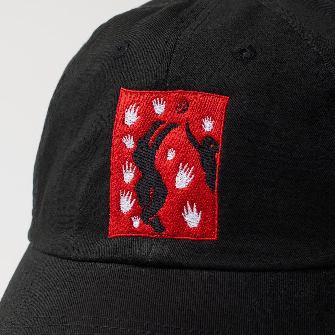 COLLAGE DAD CAP - BLACK (UN)