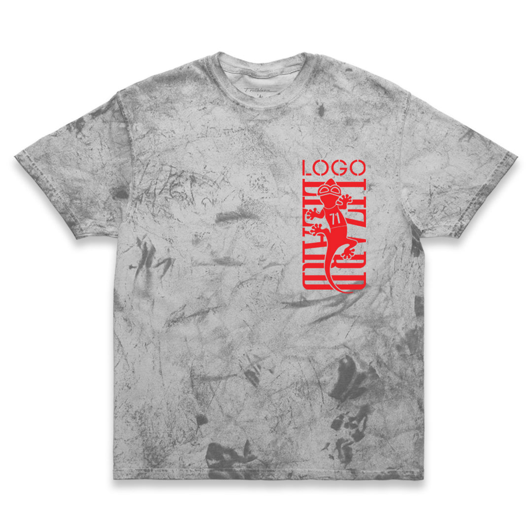 LOGO 71ZARD TEE - DYED GREY