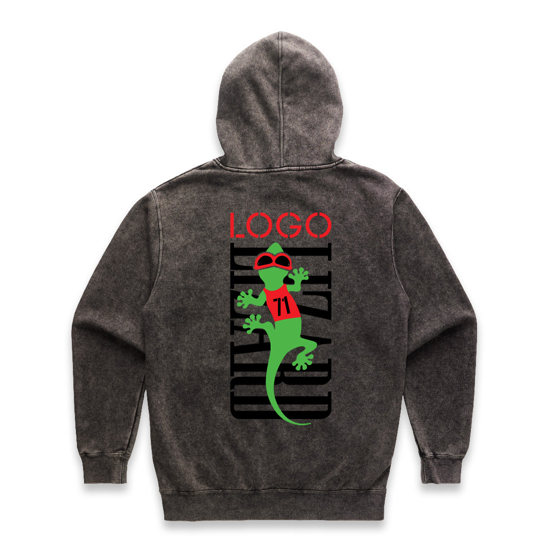 LOGO 71ZARD HOODIE - MINERAL WASHED (UN)